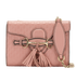 Mini Emily, &pound;450, Handbags, Pink, Leather, Front view